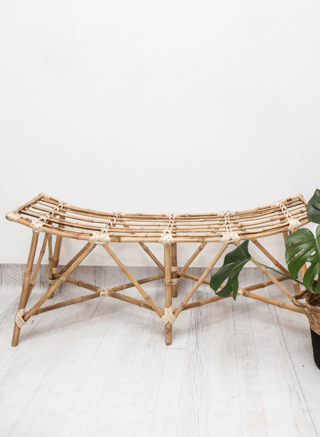 Banqueta doble de caña