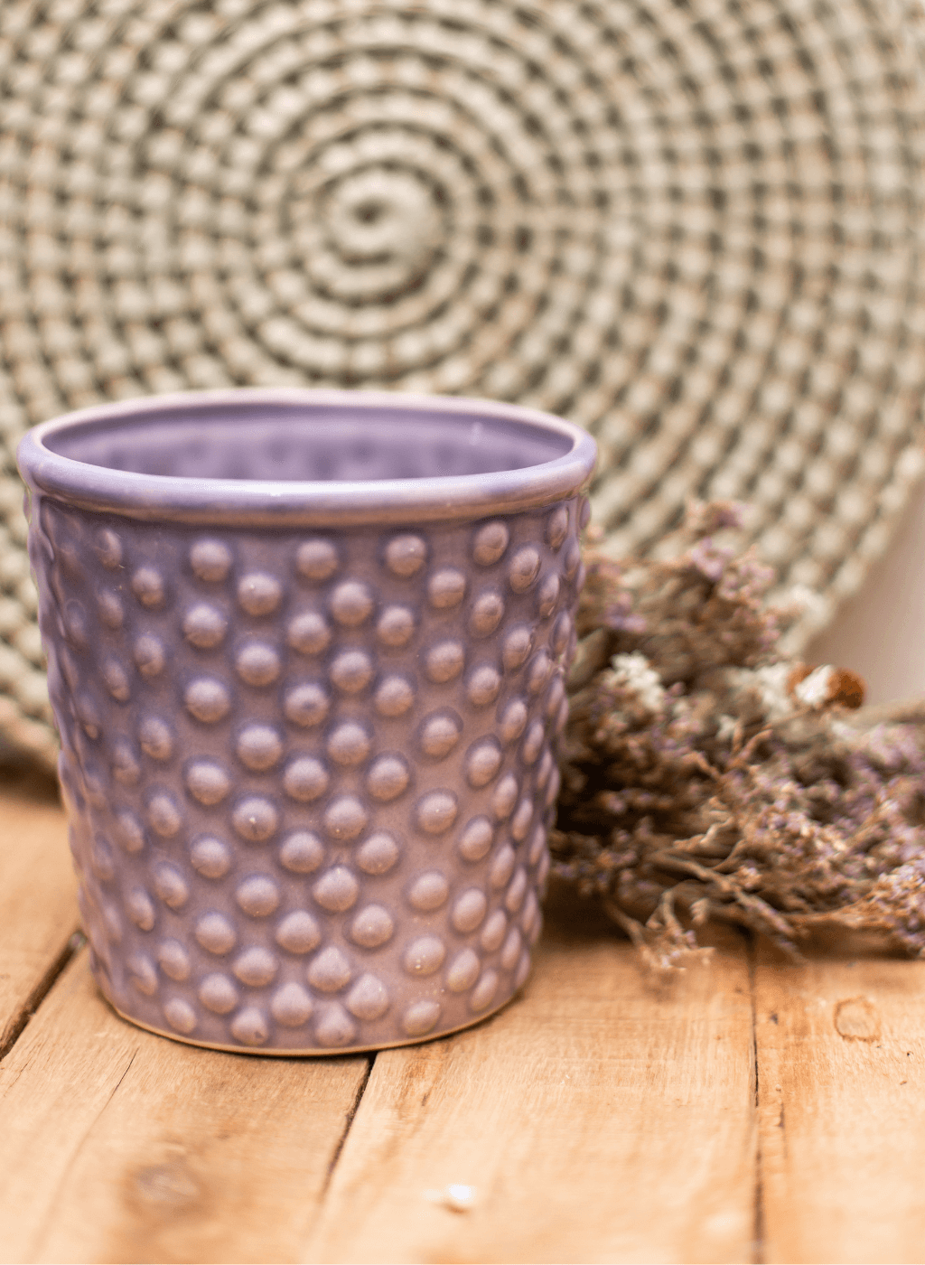 Maceta cerámica Burbujas