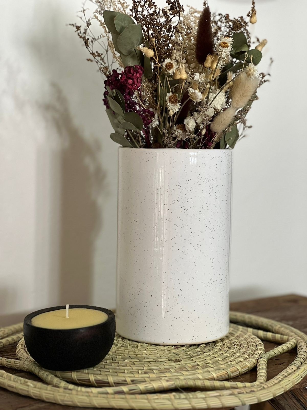 Florero de cerámica Cilindro Andalucía. - Image 2