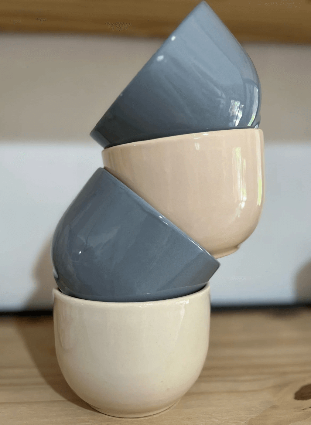 Maceta de cerámica bowl liso