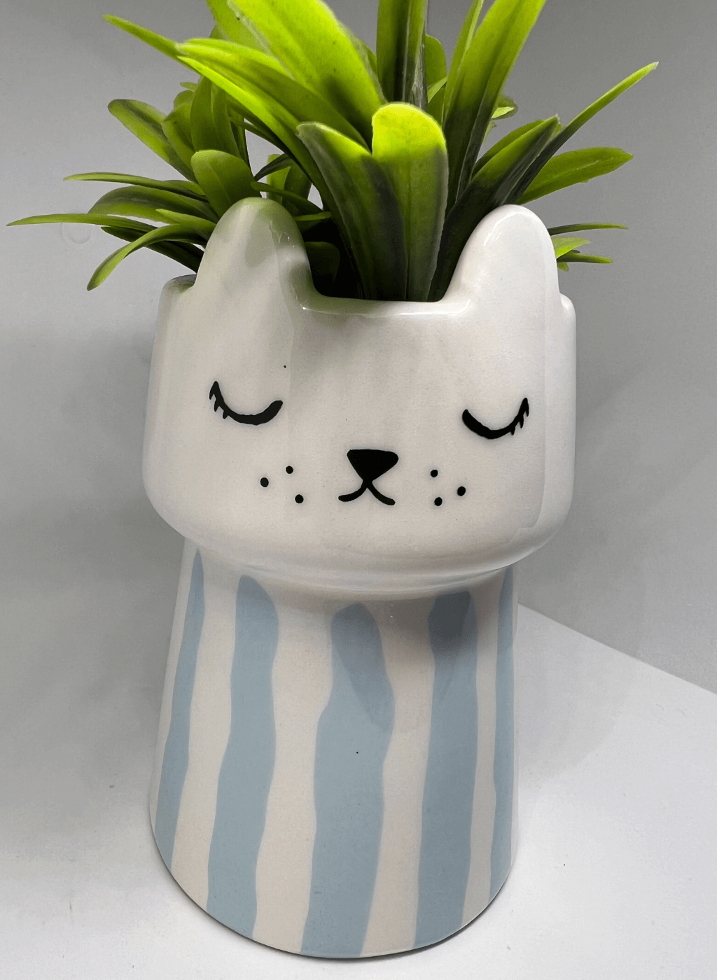 Maceta de cerámica gatito