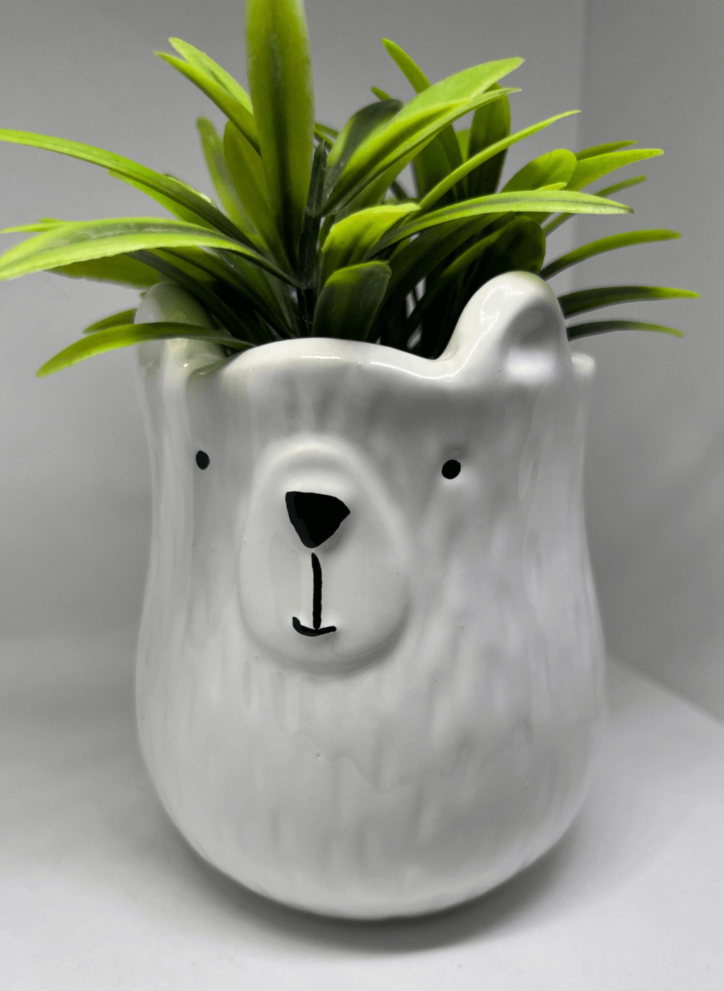 Maceta de cerámica oso polar