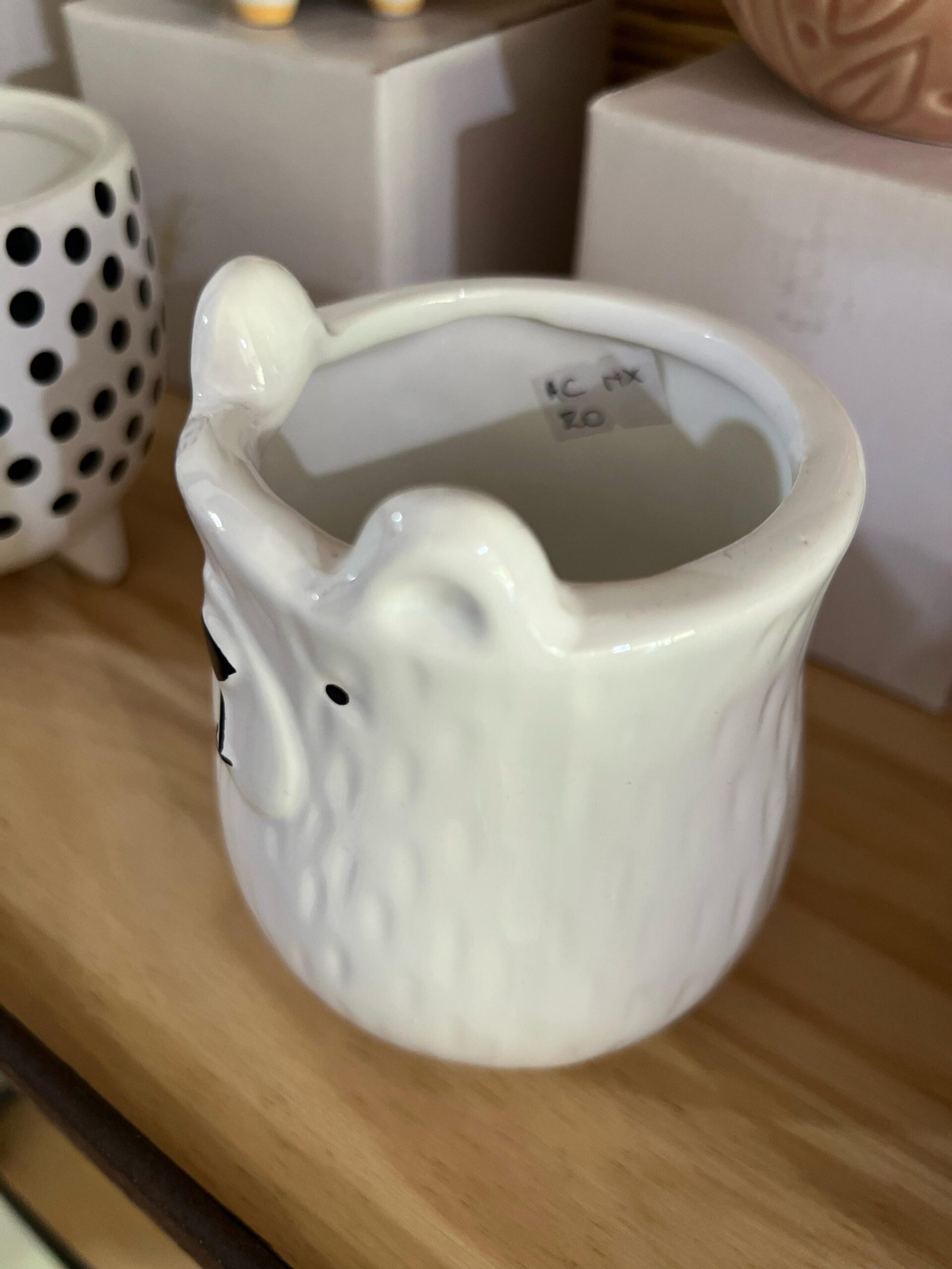 Maceta de cerámica oso polar - Image 2