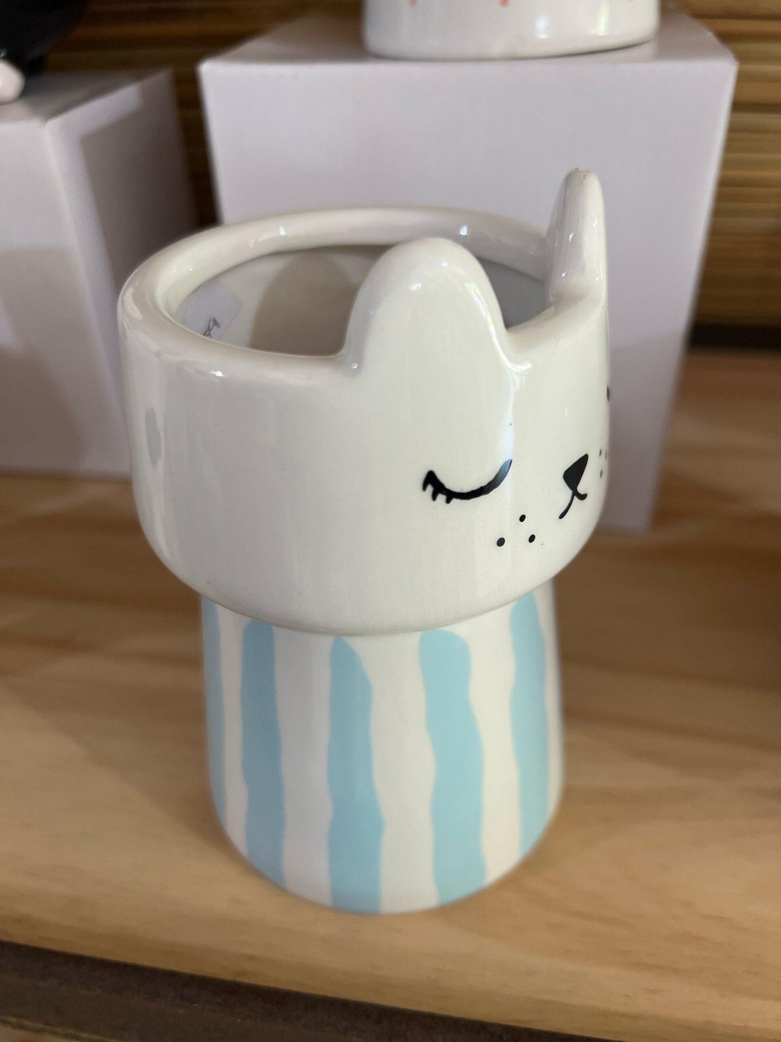 Maceta de cerámica gatito - Image 2