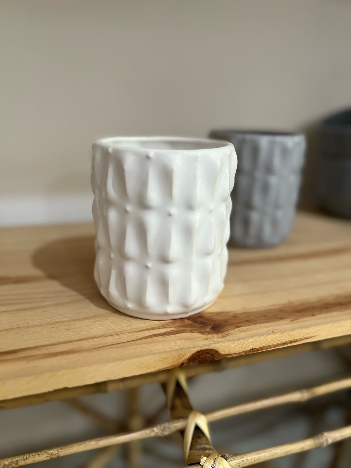 Maceta de cerámica Rayas - Image 2