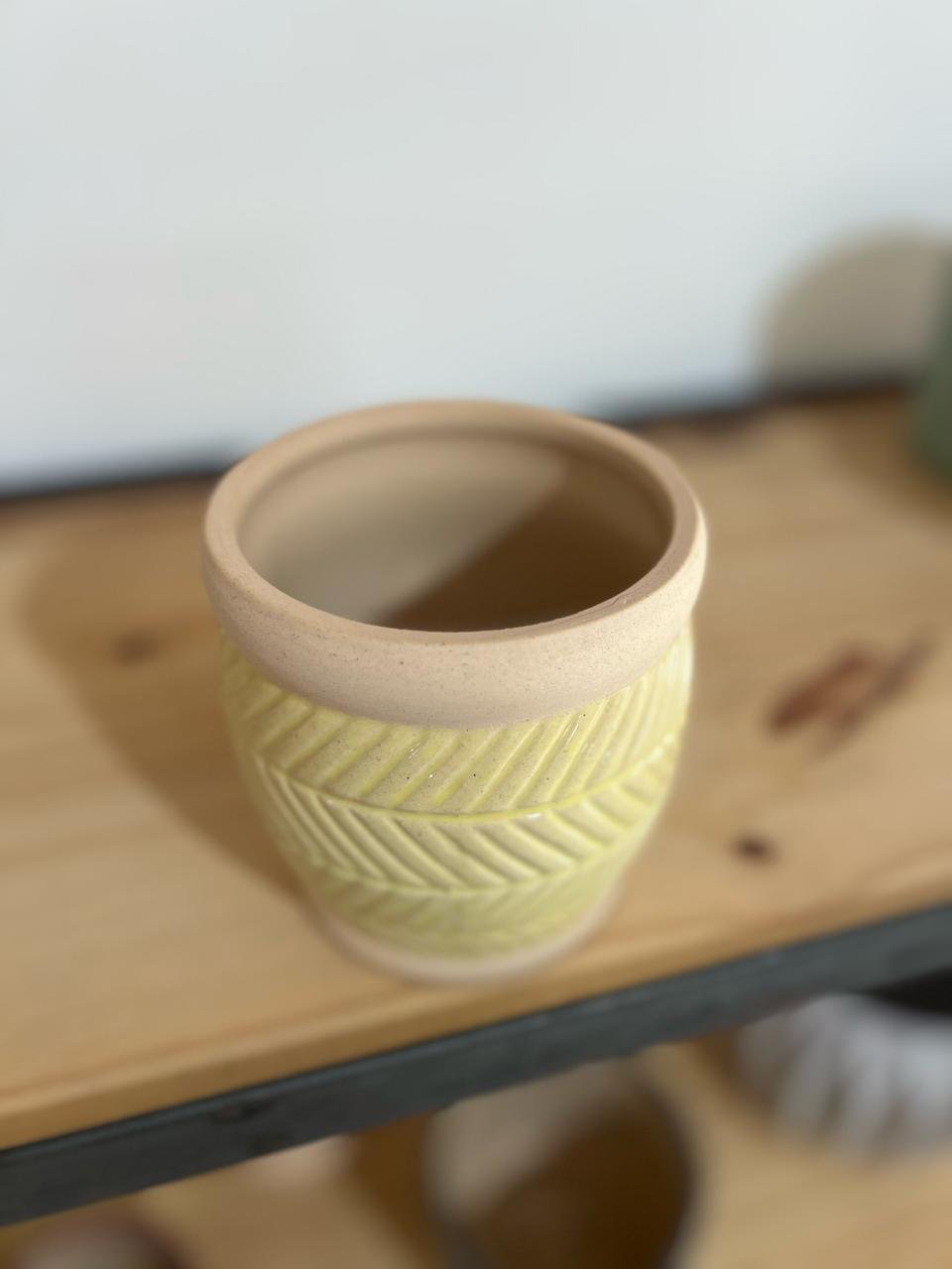 Maceta de cerámica barril - Image 2