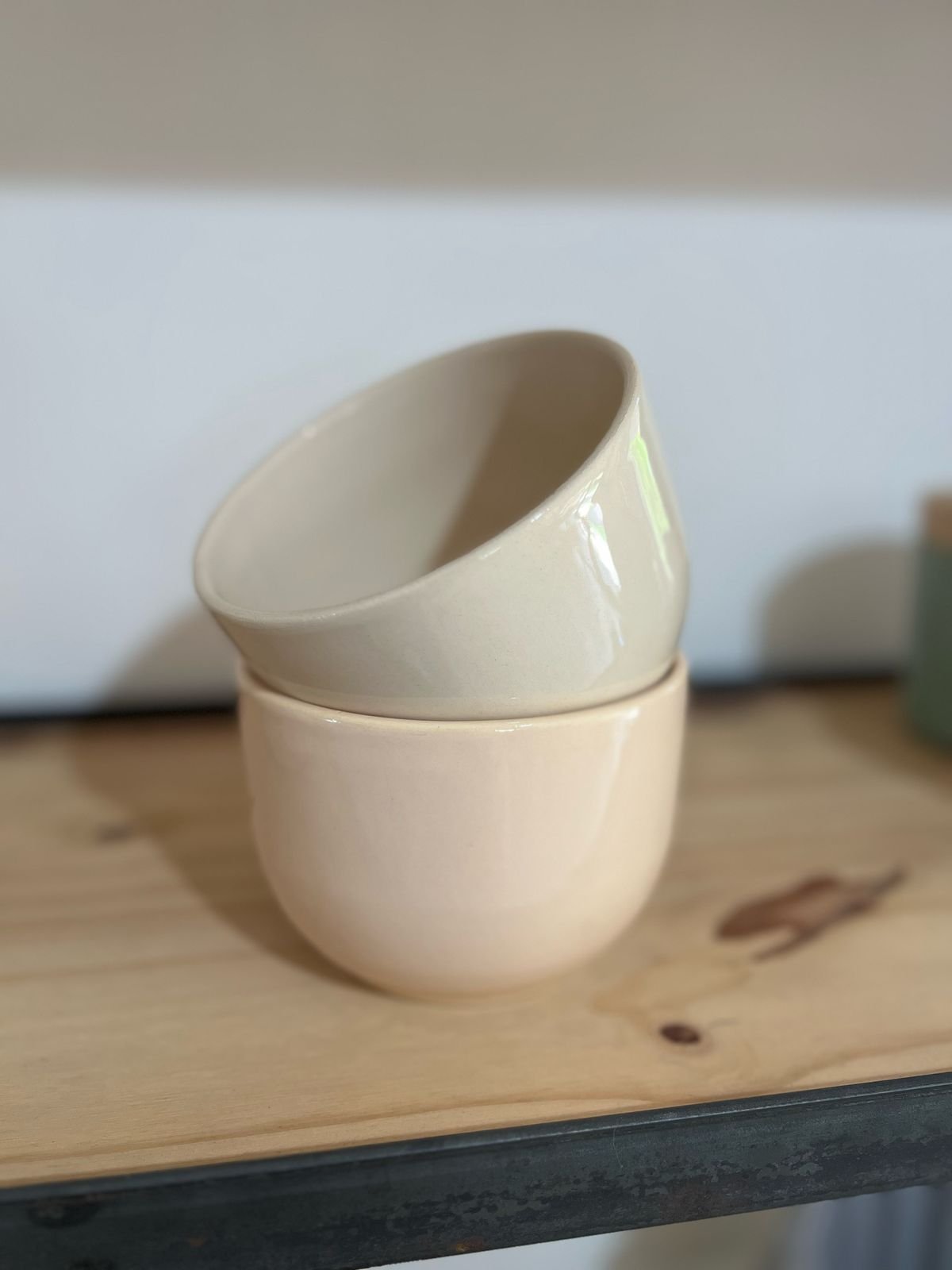 Maceta de cerámica bowl liso - Image 3