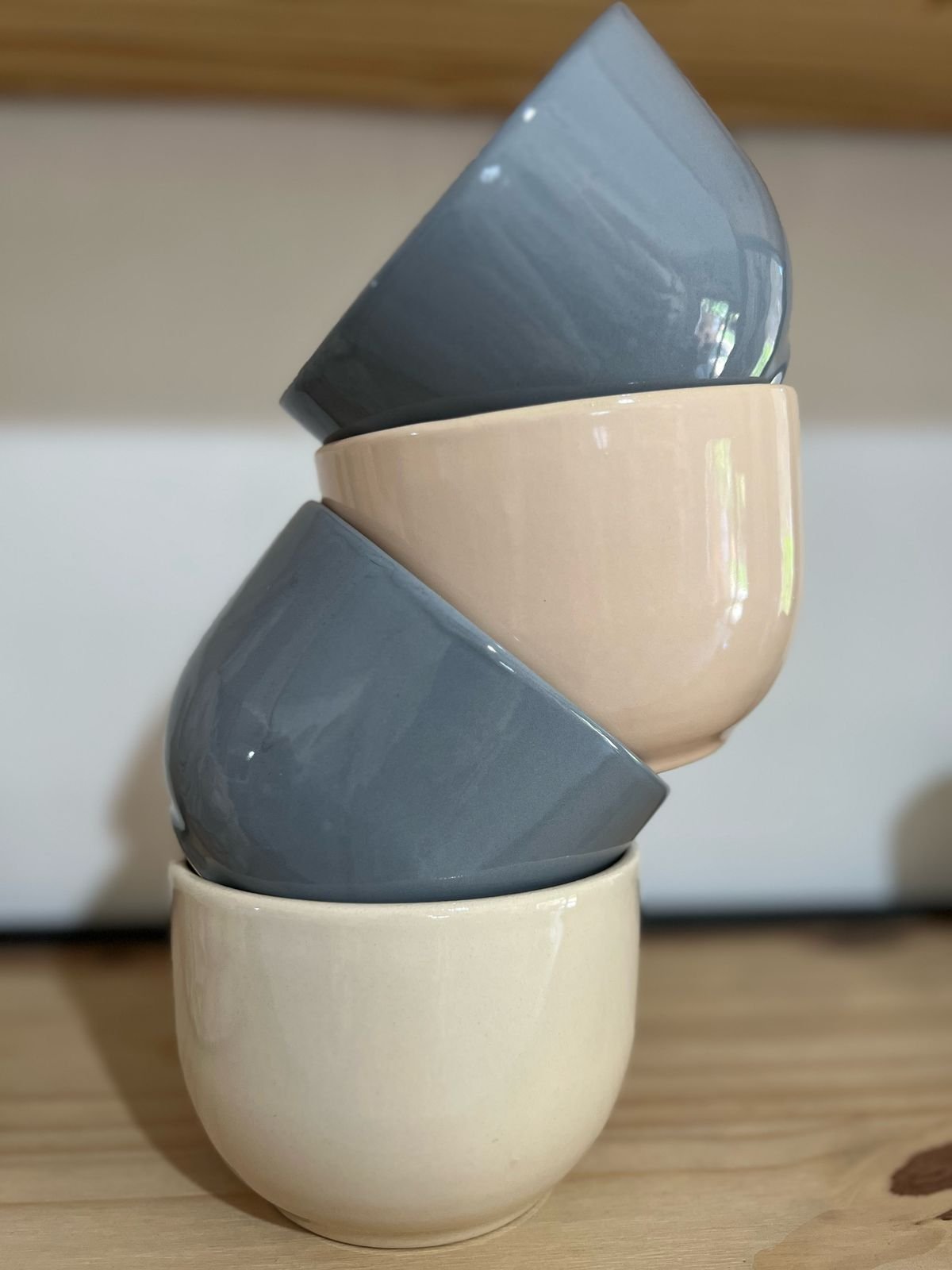 Maceta de cerámica bowl liso - Image 2