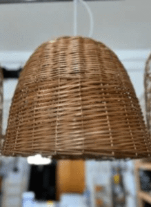 Pantalla de mimbre trama cerrada 40x40