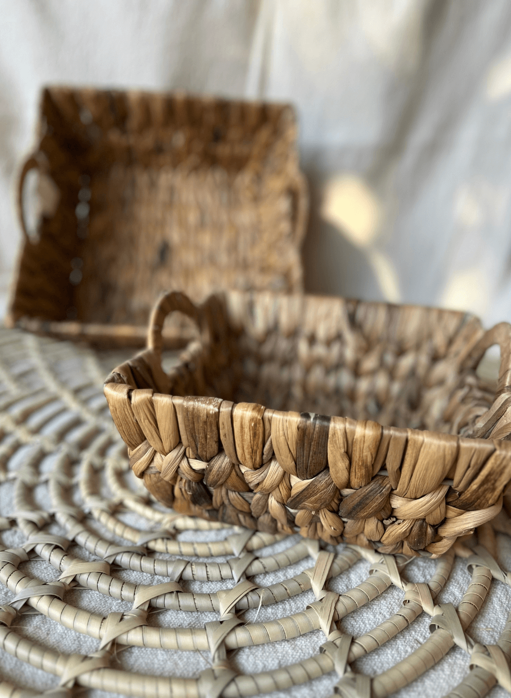 Set x2 bandejas jacinto