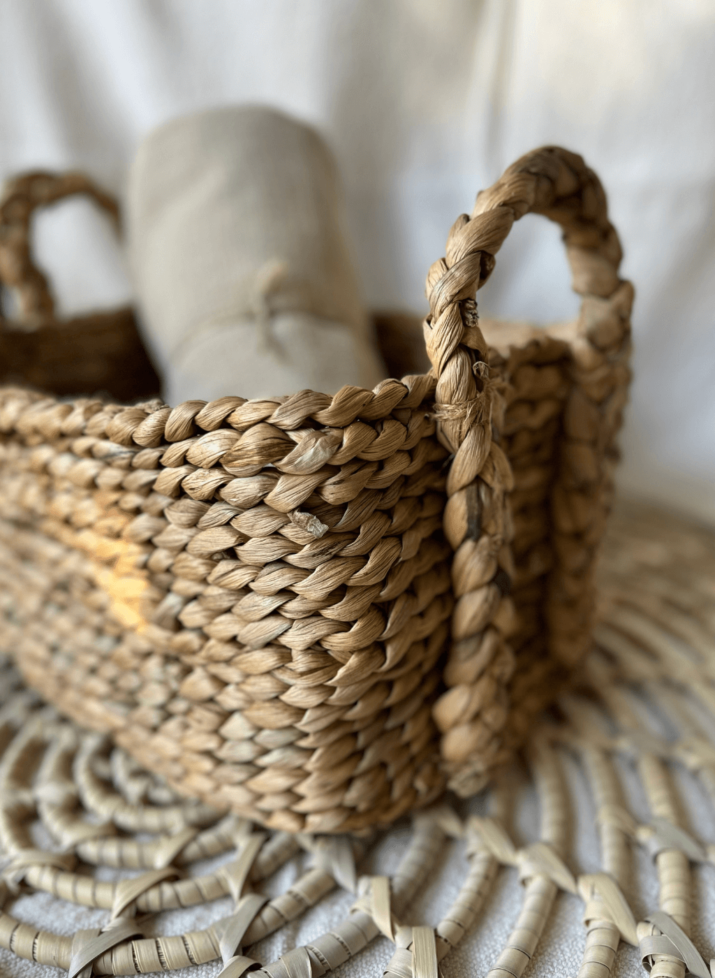 Cesto rectangular trenzado - Image 2