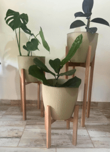 Combo Nórdico Maceta 27cm Pie 70cm altura